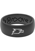 Georgia Southern Eagles Groove Life White Logo Silicone Ring - Black