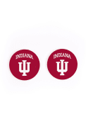 Indiana Hoosiers 2 Pack Color Logo Car Coaster - Red