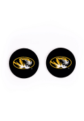 Missouri Tigers 2 Pack Color Logo Car Coaster - Black