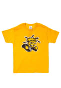 Wichita State Shockers Youth Gold Big Mascot T-Shirt