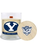 BYU Cougars Sweet Peach 8oz Glass Candle