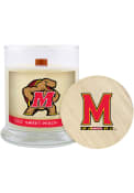 Maryland Terrapins Sweet Peach 8oz Glass Candle