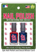 St Louis Cardinals Nail Polish and Decal Duo Cosmetics