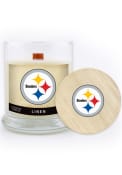 Pittsburgh Steelers Linen 8oz Glass Candle