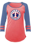 Texas Rangers Womens Red Tri-Blend Women's Scoop