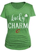 Cleveland Cavaliers Womens Green Lucky Charm T-Shirt