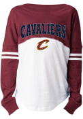 Cleveland Cavaliers Girls Red Varsity Long Sleeve T-shirt