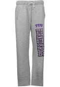 TCU Horned Frogs Womens Grey Sweatpants