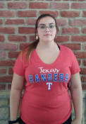 Rougned Odor Texas Rangers Womens Grey Tri-Blend Player Tee