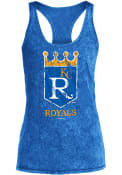 Kansas City Royals Womens Washes Tank Top - Blue