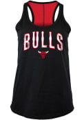 Chicago Bulls Womens Training Camp Racer Back Tank Top - Black