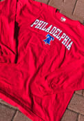 Philadelphia Phillies Womens Comfort Colors T-Shirt - Red