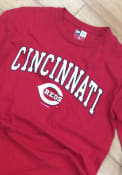 Cincinnati Reds Womens Comfort Colors T-Shirt - Red