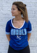 Kansas City Royals Womens Opening Night Classic V T-Shirt - Blue