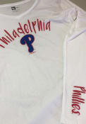 Philadelphia Phillies Womens Timeless Dana T-Shirt - White