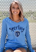 Sporting Kansas City Womens Timeless Dana T-Shirt - Light Blue