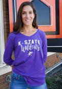 K-State Wildcats Womens Timeless Taylor T-Shirt - Purple