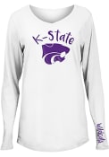 K-State Wildcats Womens Timeless Dana T-Shirt - White