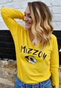 Missouri Tigers Womens Timeless Dana T-Shirt - Gold