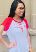 Bryce Harper Philadelphia Phillies Womens Rayon Raglan Crew T-Shirt - White