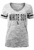 Chicago White Sox Womens Novelty T-Shirt - Black