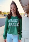 Philadelphia Eagles Womens Space Dye T-Shirt - Kelly Green