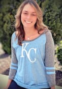Kansas City Royals Womens Raglan T-Shirt - Blue