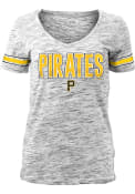 Pittsburgh Pirates Womens Novelty T-Shirt - Black