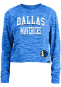 Dallas Mavericks Womens Space Dye T-Shirt - Blue