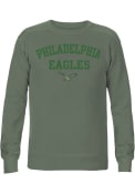 Philadelphia Eagles Womens Comfort Colors Crew Sweatshirt - Grey