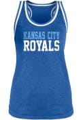 Kansas City Royals Womens Binding Tank Top - Blue