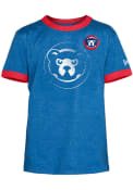 Chicago Cubs Youth Team Ringer Fashion T-Shirt - Blue