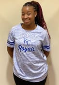 Kansas City Royals Womens Space Dye T-Shirt - Light Blue