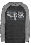 Chicago White Sox Girls Raglan Hooded Sweatshirt - Black