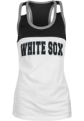 Chicago White Sox Womens Foil Tank Top - White