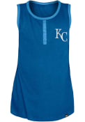 Kansas City Royals Girls Glitter Tank Top - Blue