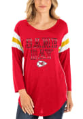 Kansas City Chiefs Womens Slub T-Shirt - Red