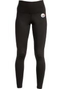 Pittsburgh Steelers Womens Fleece Pants - Black