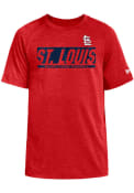 St Louis Cardinals Youth Block T-Shirt - Red