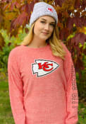 Kansas City Chiefs Womens Cozy Crew Sweatshirt - Red