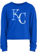 Kansas City Royals Womens Brushed T-Shirt - Blue