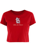 St Louis Cardinals Womens HistChamp T-Shirt - Red