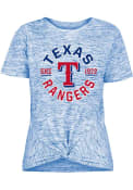 Texas Rangers Womens Novelty T-Shirt - Blue