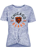 Chicago Bears Womens Novelty T-Shirt - Navy Blue
