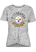 Pittsburgh Steelers Womens Novelty T-Shirt - Black