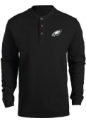 Philadelphia Eagles Thermal T Shirt - Black