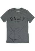 Rally Detroit Grey Arch Short Sleeve T Shirt