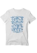 Ink Detroit Michigan White Go Jump In A Lake Short Sleeve T Shirt