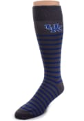 Kentucky Wildcats Fun Stripe Dress Socks - Blue