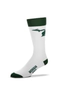 Michigan State Spartans Game Day Dress Socks - White